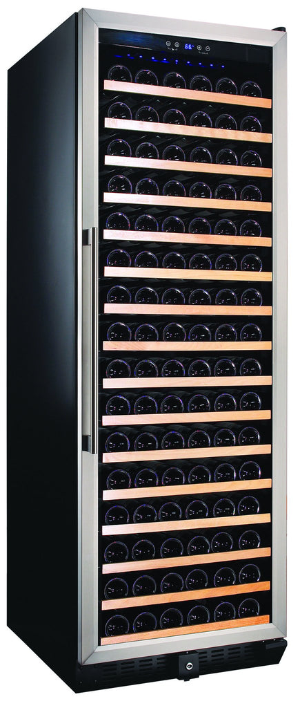 Smith & Hanks 166 Bottle Single Zone Wine Cooler, Stainless Steel Door Trim - RW428SR