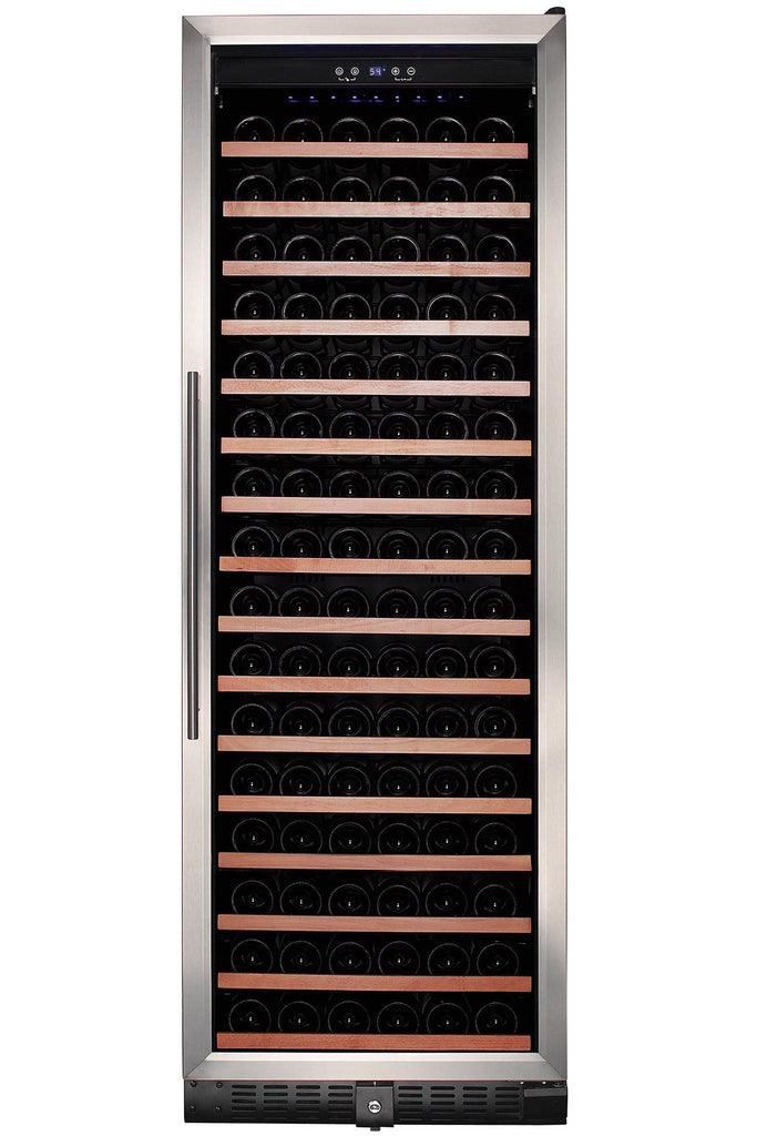 Smith & Hanks 166 Bottle Single Zone Wine Cooler, Stainless Steel Door Trim - RW428SR