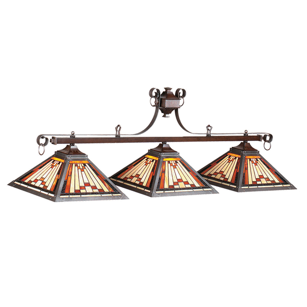 RAM Game Room Laredo-54" 3LT Billiard Light - 25-B54