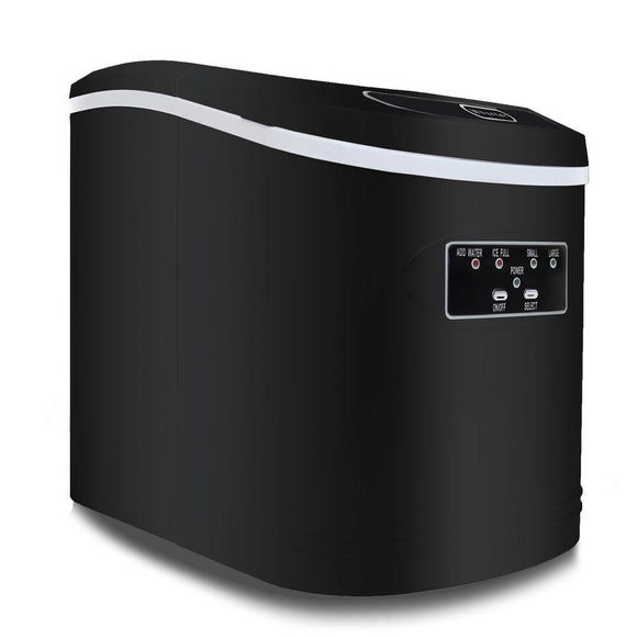 Whynter Compact Portable Ice Maker 27 lb capacity – Metallic Black IMC-270MB - Wine Cooler City