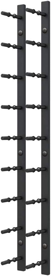 Ultra Wine Racks Wall Mounted Wine Racks (3 Foot 1 Deep, Matte Black) - 1D-3FT-BLK