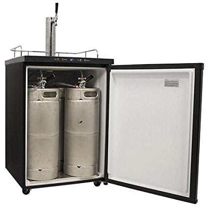 Edgestar 24 Inch Wide Kegerator with Digital Display for Full Size Kegs - KC3000 - Wine Cooler City