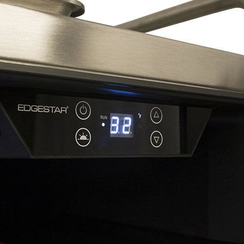 Edgestar 24 Inch Wide Kegerator for Full Size Kegs with Electronic Control Panel - KC7000BL - Wine Cooler City