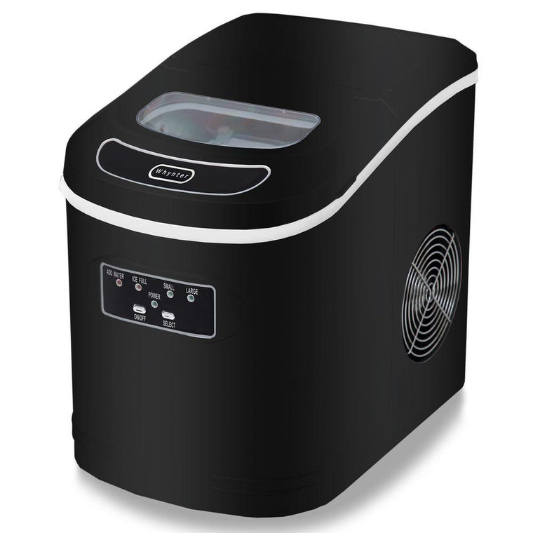 Whynter Compact Portable Ice Maker 27 lb capacity – Metallic Black IMC-270MB - Wine Cooler City