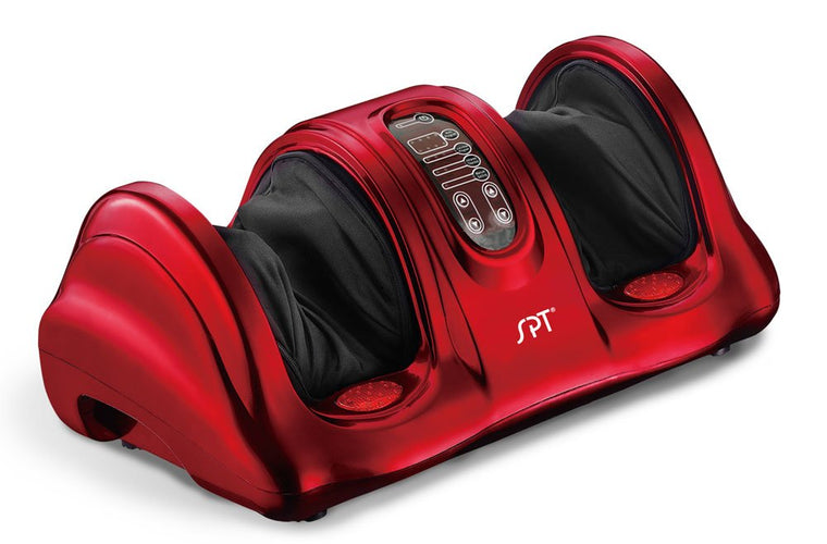 AB-765R: Reflexology Foot Massager with Heat & FIR – Red