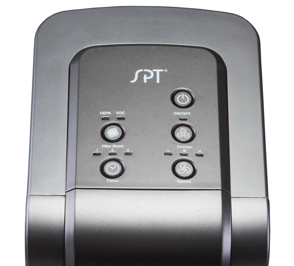 SPT - AC-2062G: Tower HEPA/VOC Air Cleaner with Ionizer
