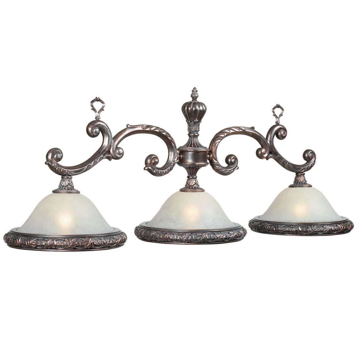 RAM Game Room 3LT Traditional Style-55" Billiard Light - B655 WBZ