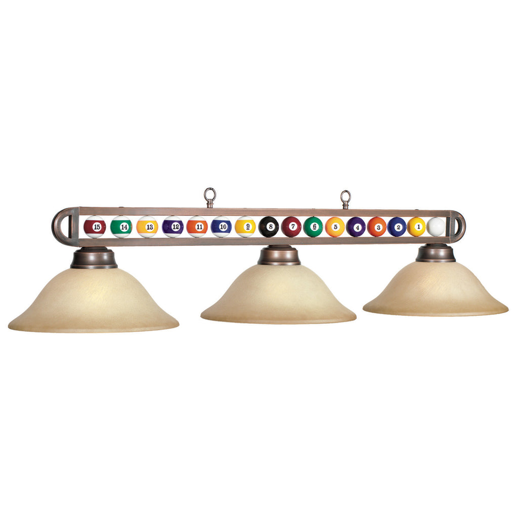 RAM Game Room 55" Bronze Billiard Ball 3 LT-Fixture - BB-55 BZ
