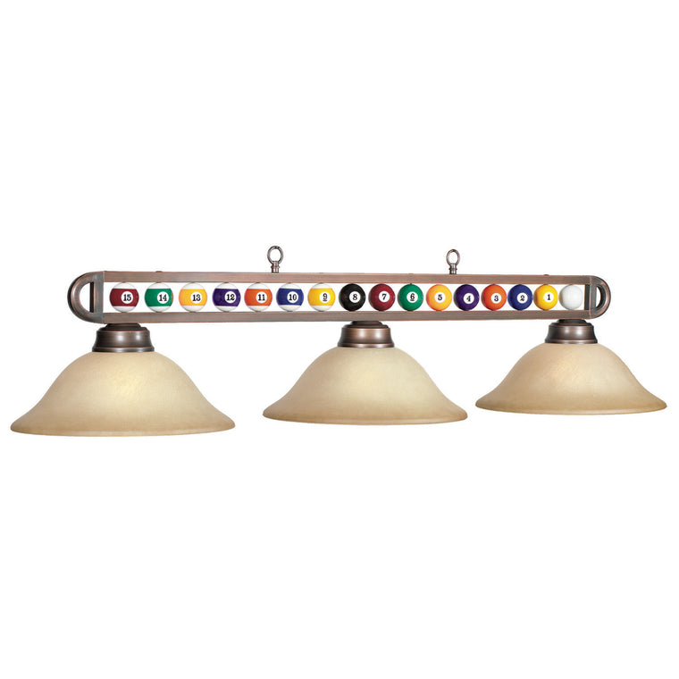 RAM Game Room 55" Bronze Billiard Ball 3 LT-Fixture - BB-55 BZ