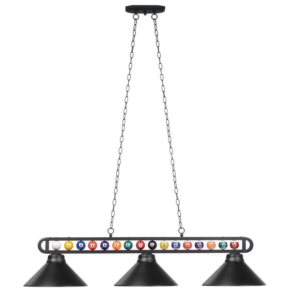 RAM Game Room 55" MB/MB Billiard Ball Fixture - BB-55 MB/MB
