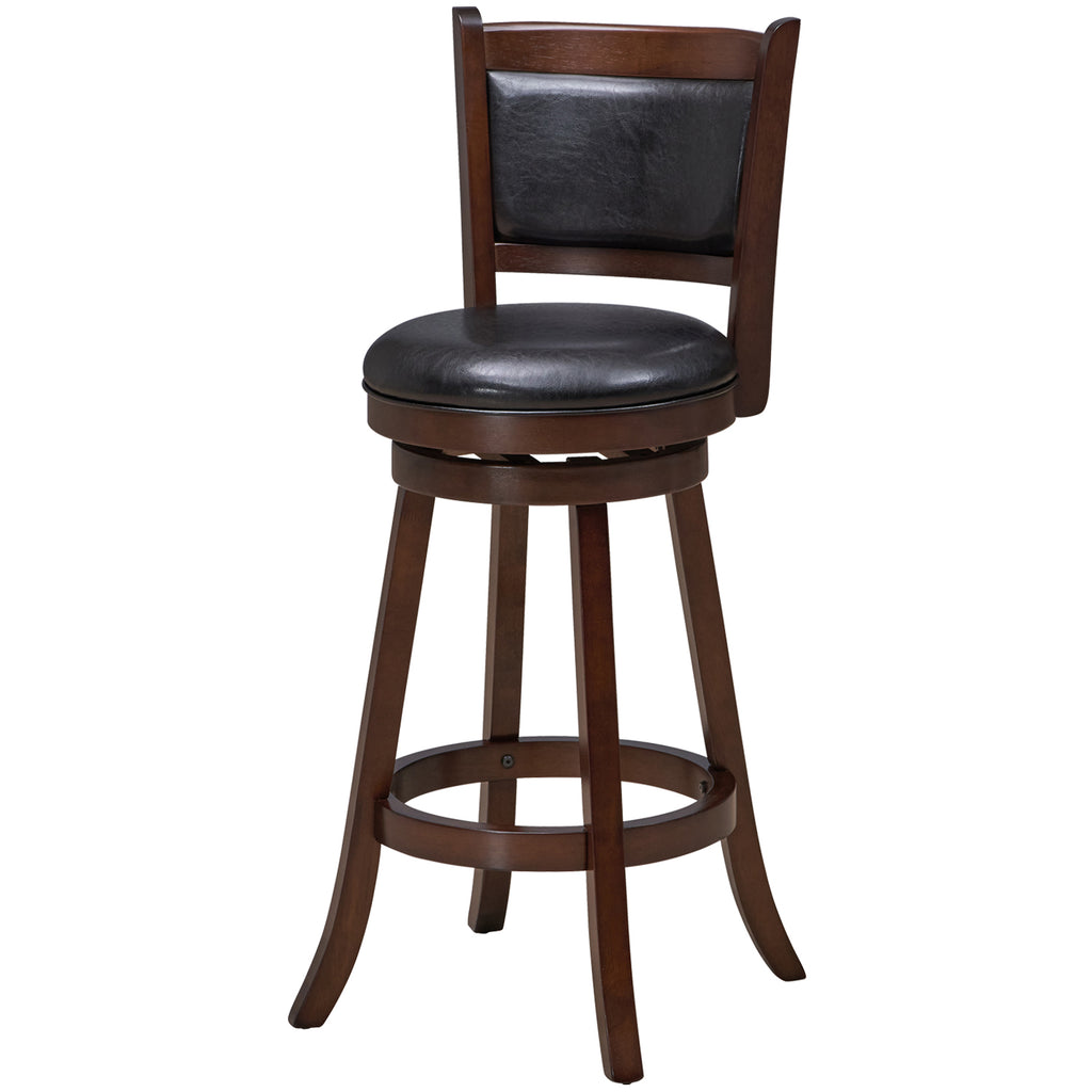 RAM Game Room Backed Barstool - Cappuccino - BBSTL CAP