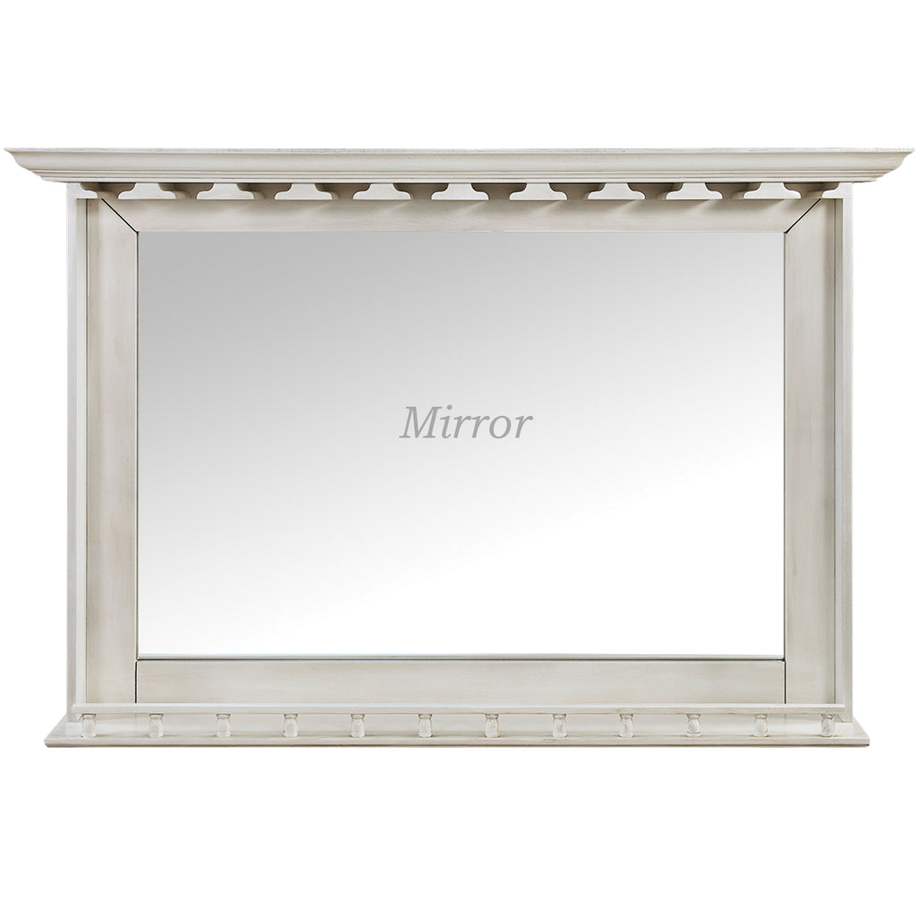 RAM Game Room Bar Mirror - Antique White - BMR AW