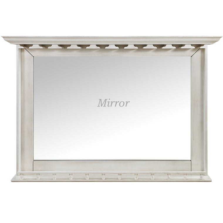 RAM Game Room Bar Mirror - Antique White - BMR AW