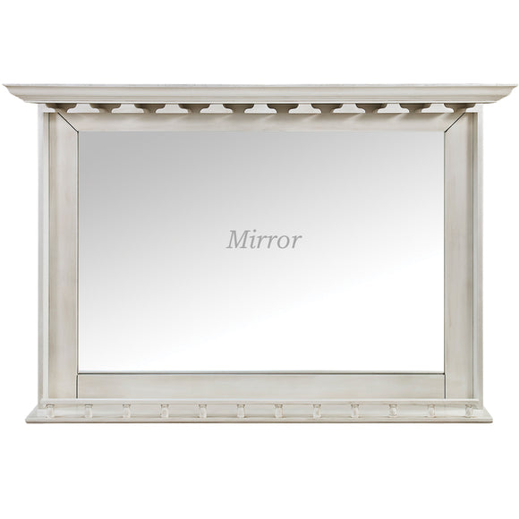 RAM Game Room Bar Mirror - Antique White - BMR AW