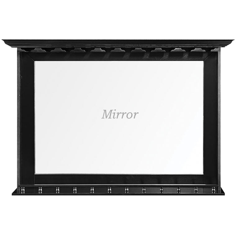 RAM Game Room Bar Mirror - Black - BMR BLK