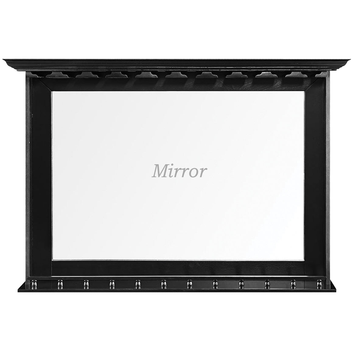 RAM Game Room Bar Mirror - Black - BMR BLK