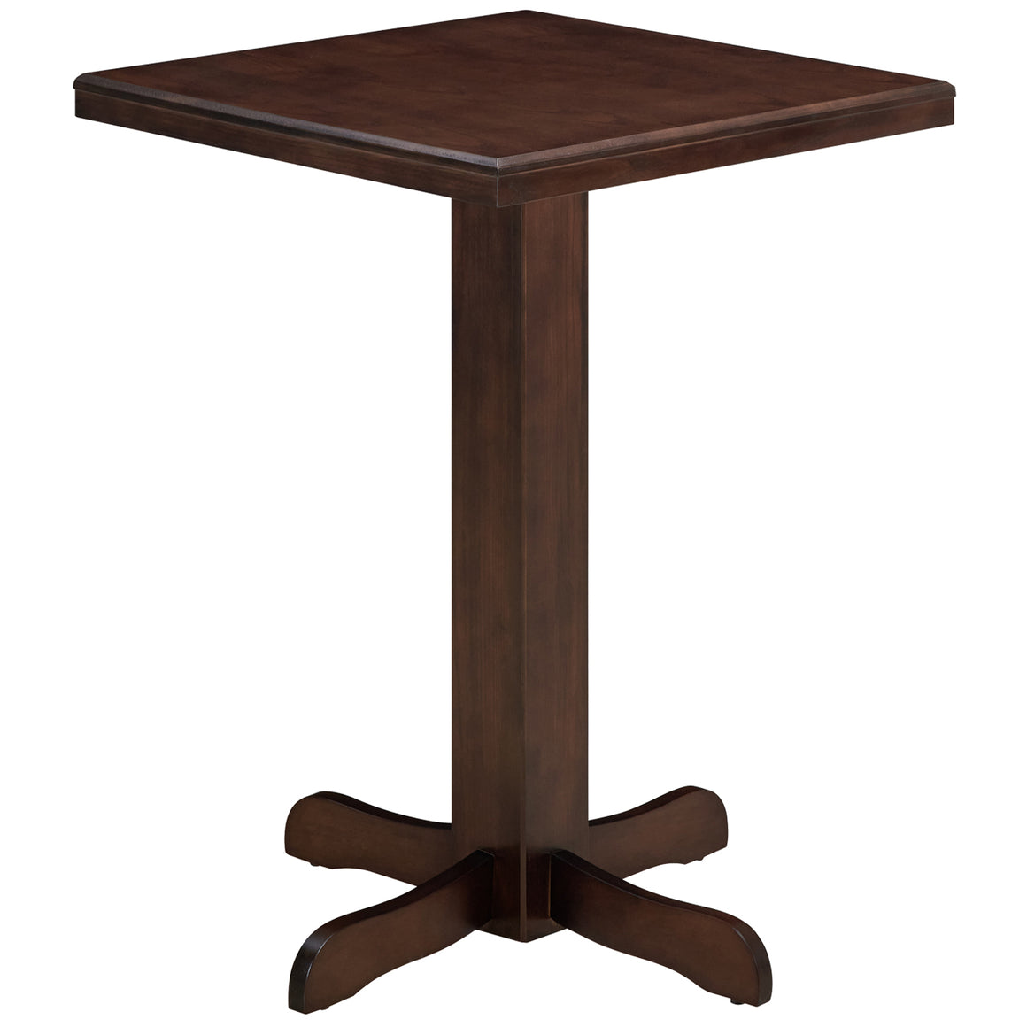 RAM Game Room Square Pub Table - Cappuccino - BPUB2 CAP
