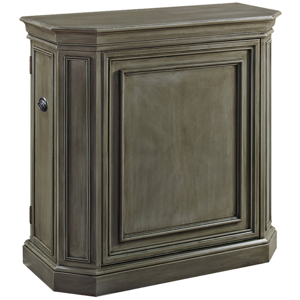 RAM Game Room Bar Cabinet with Spindle Antique White - BRCB1 SL