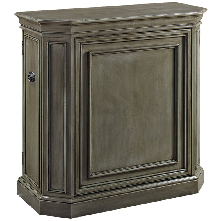 RAM Game Room Bar Cabinet with Spindle Antique White - BRCB1 SL