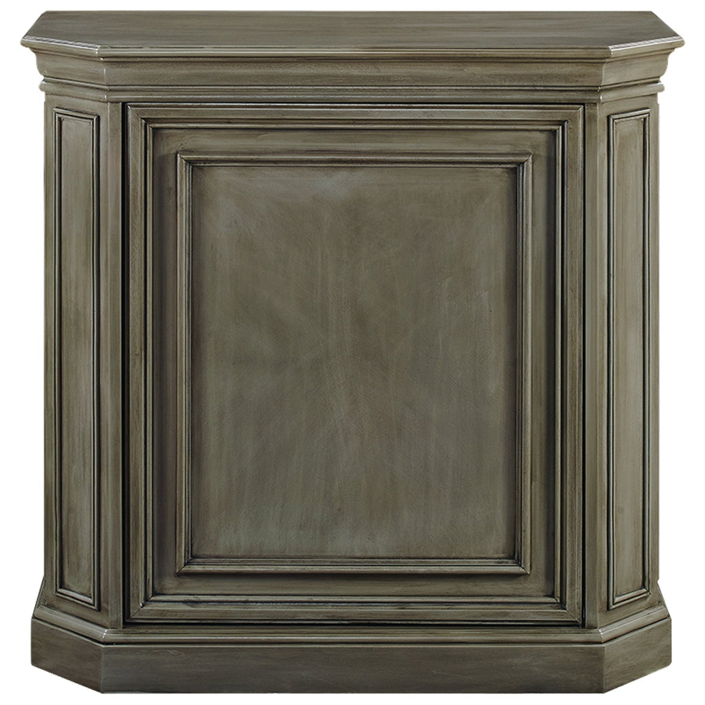 RAM Game Room Bar Cabinet with Spindle Antique White - BRCB1 SL