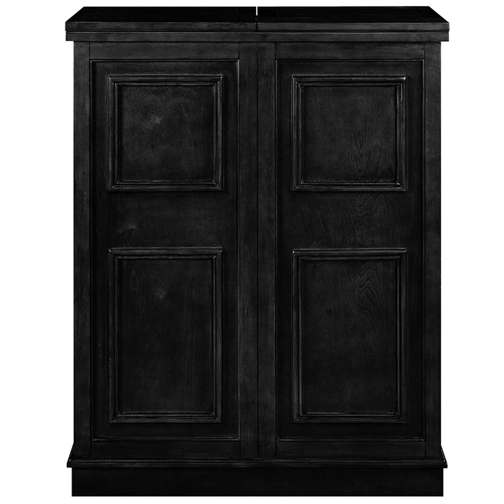 RAM Game Room Portable Folding Bar Cabinet - Black - BRCB3 BLK