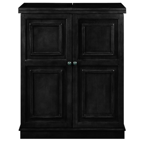 RAM Game Room Portable Folding Bar Cabinet - Black - BRCB3 BLK
