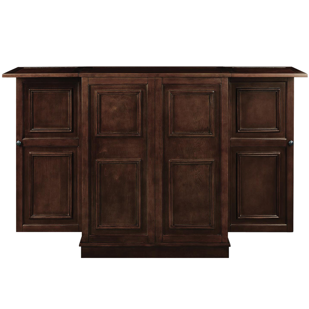 RAM Game Room Portable Folding Bar Cabinet - Cappuccino - BRCB3 CAP