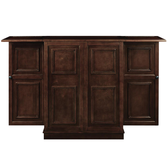 RAM Game Room Portable Folding Bar Cabinet - Cappuccino - BRCB3 CAP