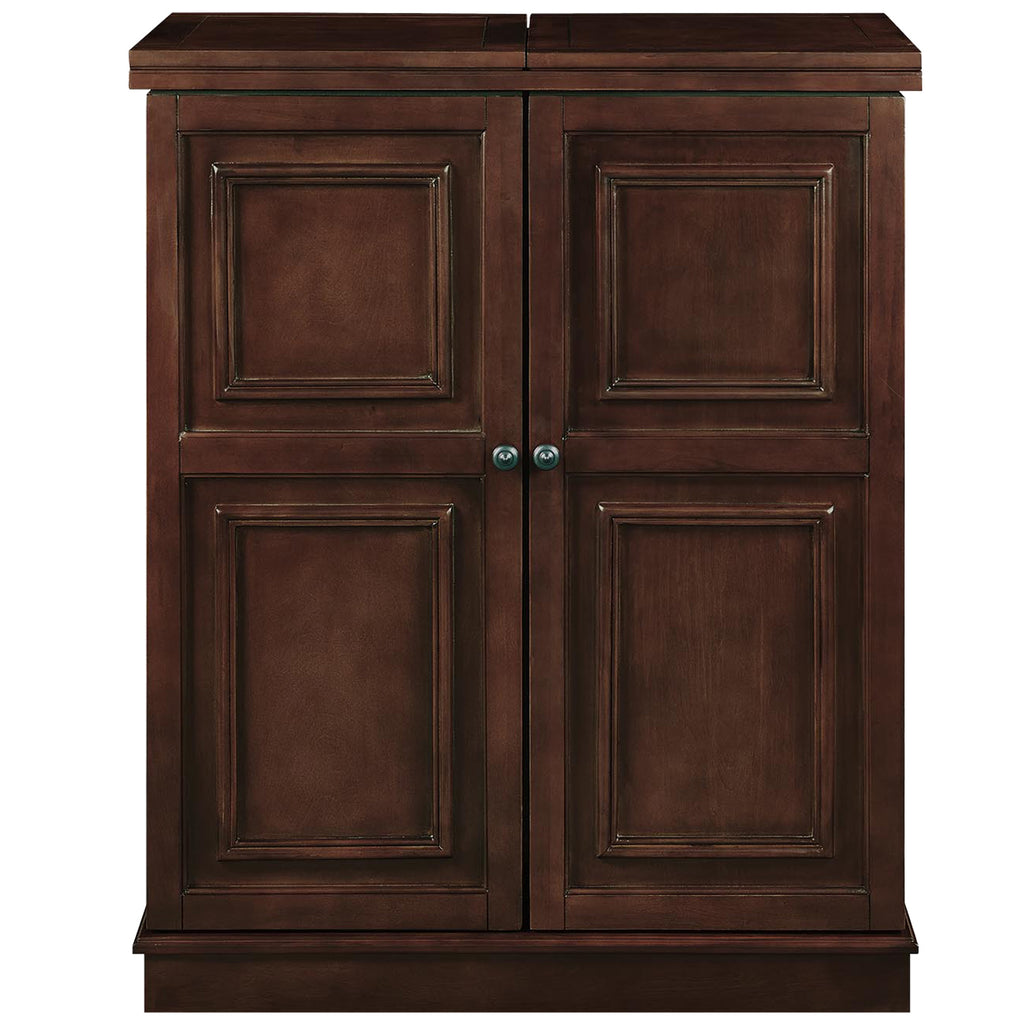 RAM Game Room Portable Folding Bar Cabinet - Cappuccino - BRCB3 CAP
