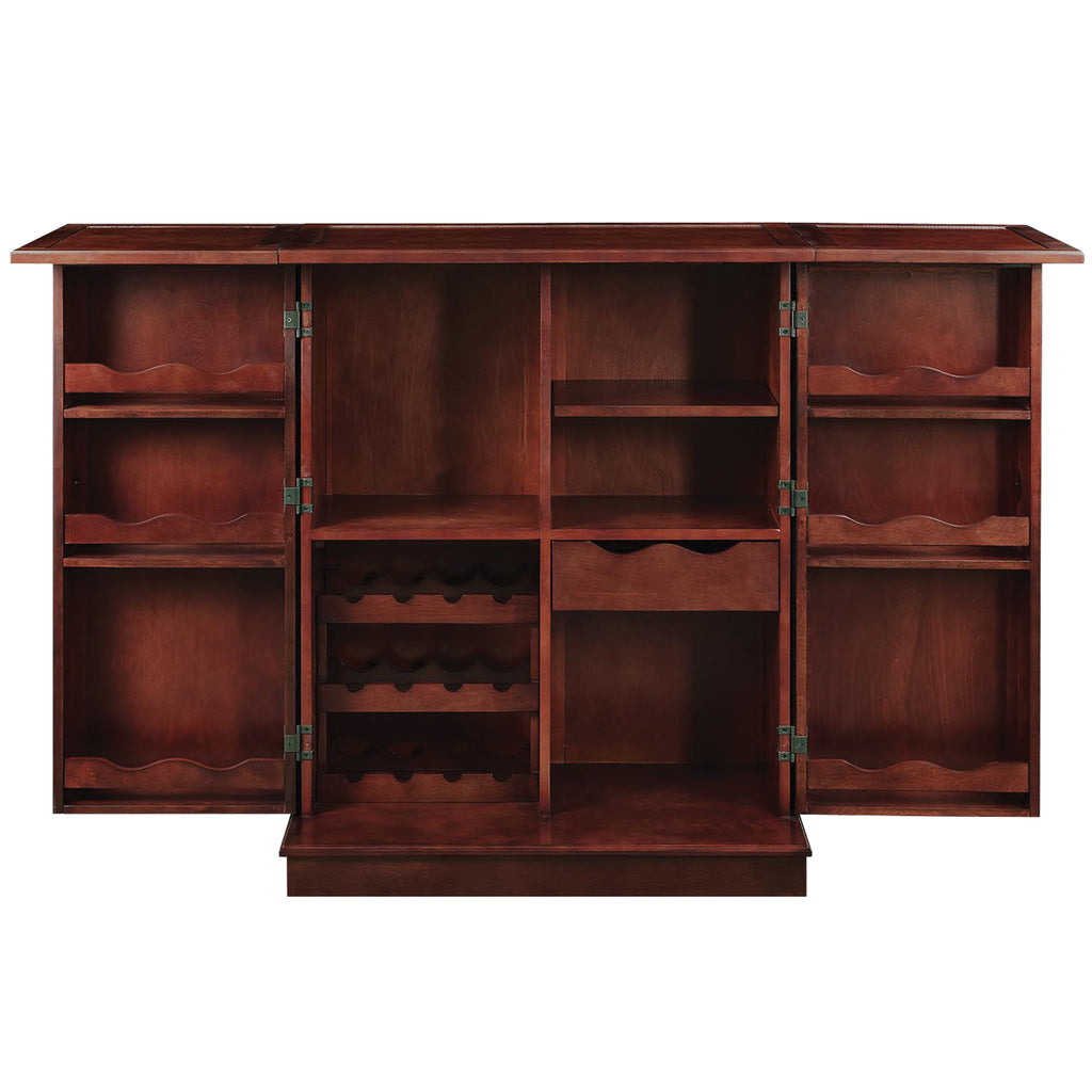 RAM Game Room Portable Folding Bar Cabinet - English Tudor - BRCB3 ET