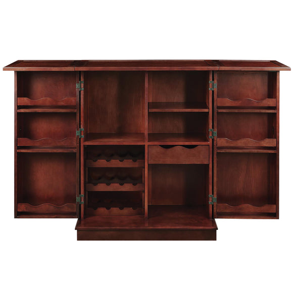 RAM Game Room Portable Folding Bar Cabinet - English Tudor - BRCB3 ET
