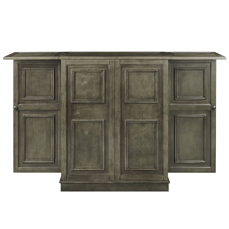 RAM Game Room Portable Folding Bar Cabinet - Slate - BRCB3 SL