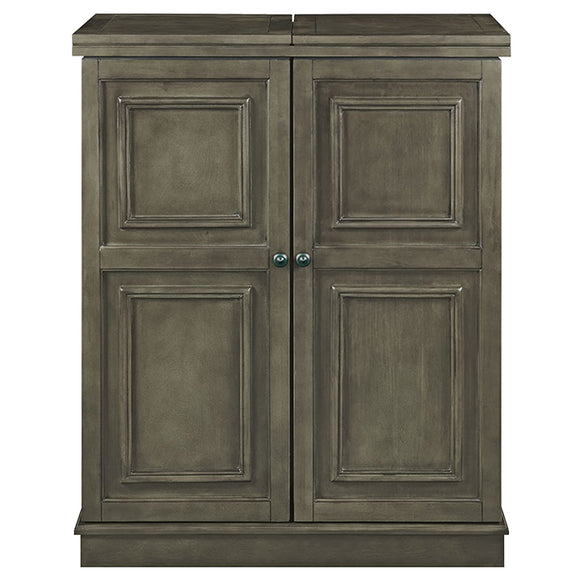 RAM Game Room Portable Folding Bar Cabinet - Slate - BRCB3 SL