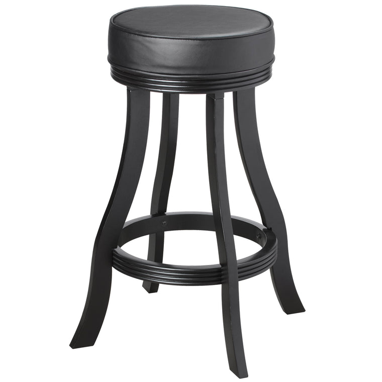 RAM Game Room - Backless Barstool - Black - BSTL BLK