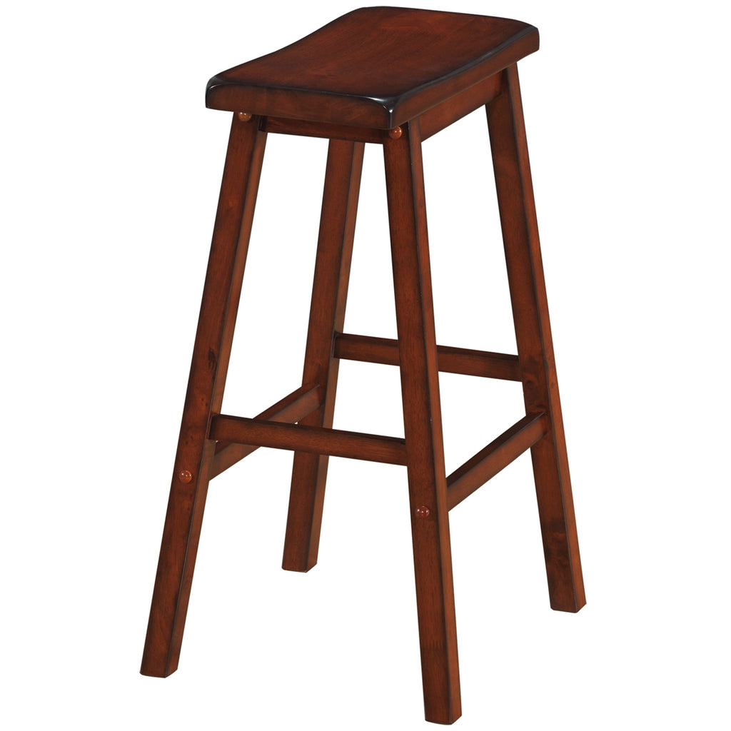 RAM Game Room Backless Saddle Barstool - Chestnut - BSTL3 CN