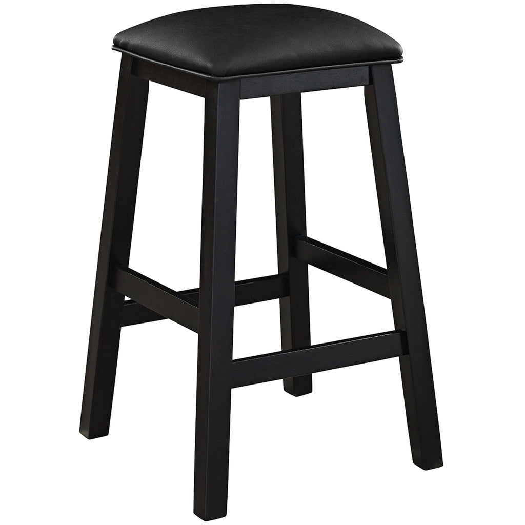 RAM Game Room - Square Backless Barstool - Antique Black - BSTL4 BLK