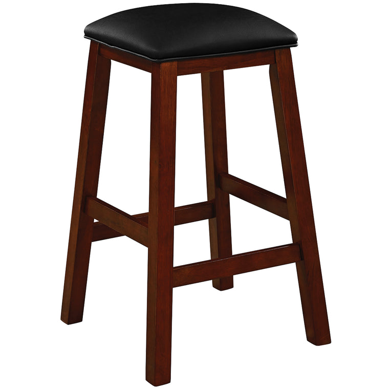 RAM Game Room - Square Backless Barstool - English Tudor - BSTL4 ET