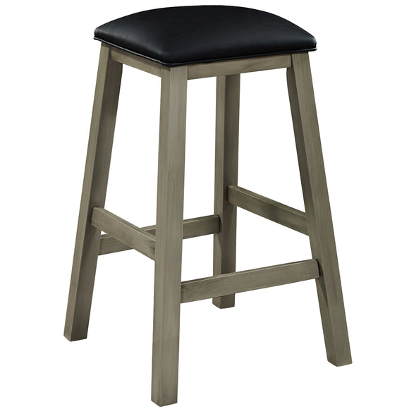 RAM Game Room Square Backless Barstool - Slate - BSTL4 SL