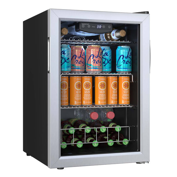 EdgeStar 17 Inch Wide 80 Can Capacity Extreme Cool Beverage Center - BWC91SS