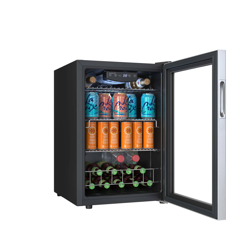 EdgeStar 17 Inch Wide 80 Can Capacity Extreme Cool Beverage Center - BWC91SS
