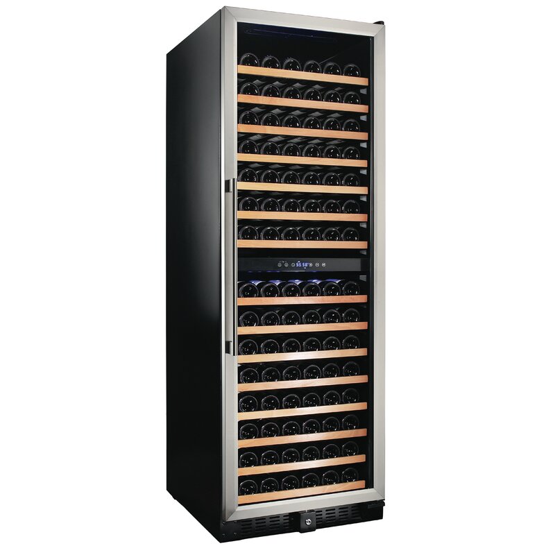 Smith & Hanks 166 Bottle Dual Zone Freestanding/Built-In Wine Cellar -RW428DR