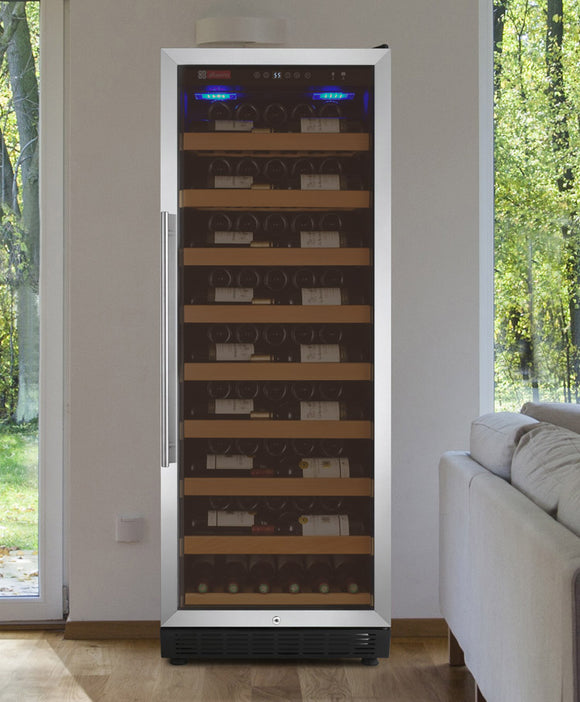 Allavino 24" Wide Vite II Tru-Vino 99 Bottle Single Zone Stainless Steel Right Hinge Wine Refrigerator - YHWR115-1SR20