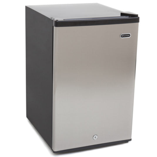 Whynter 2.1 cu. ft. Energy Star Stainless Steel Upright Freezer with Lock CUF-210SS - Wine Cooler City