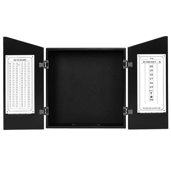 RAM Game Room Dartboard Cabinet-Black - DCAB1 BLK