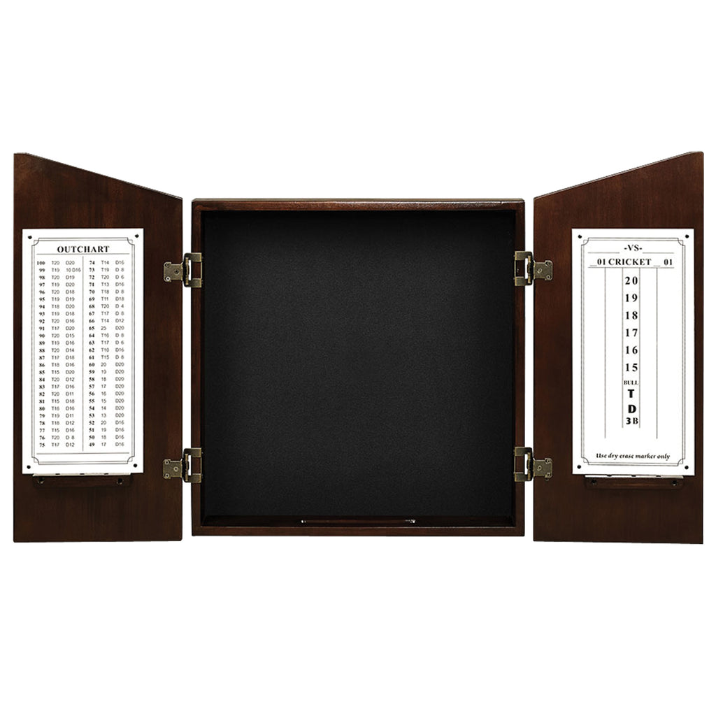RAM Game Room Dartboard Cabinet-Cappuccino - DCAB1 CAP