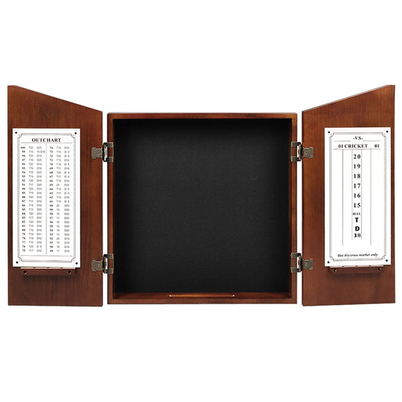 RAM Game Room Dartboard Cabinet-Chestnut - DCAB1 CN