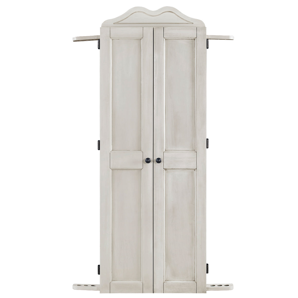 RAM Game Room Dartboard Cabinet Cue Holder - Antique White - DCAB2 AW