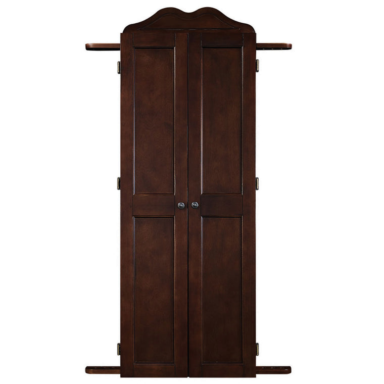 RAM Game Room Dartboard Cabinet Cue Holder - Cappuccino - DCAB2 CAP