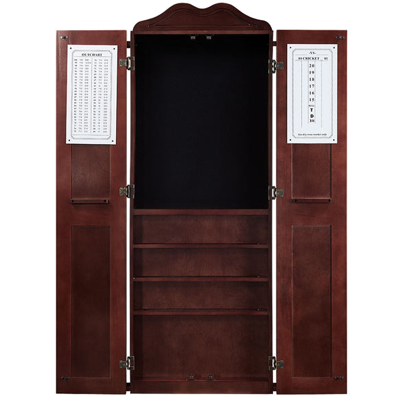 RAM Game Room Dartboard Cabinet Cue Holder - English Tudor - DCAB2 ET