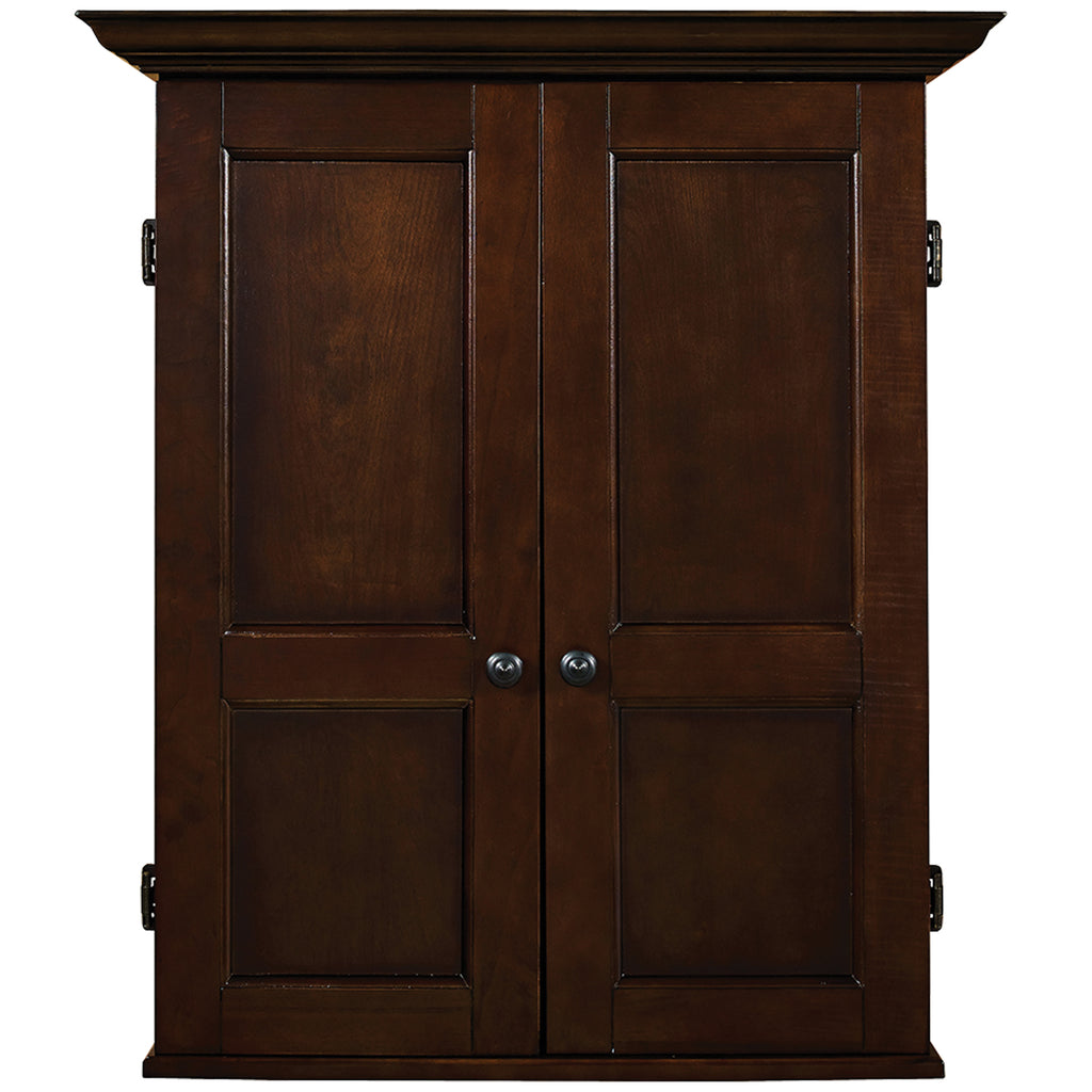 RAM Game Room Dartboard Cabinet Square - Cappuccino - DCAB3 CAP